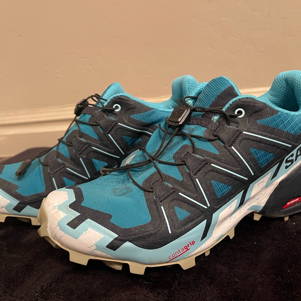 Salomon Blue Trail Running Shoes